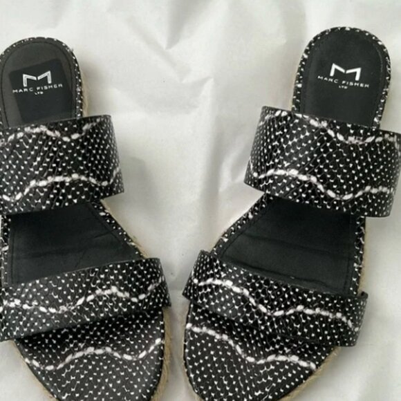 Marc Fisher Slide On Sandals - Picture 1 of 3